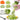 Spiralizer Handheld Vegetable Slicer, 4 in 1 Zucchini Spaghetti Maker, Spiral Slicer For Making Quick Low Carb Veggie Noodles 8.45cm