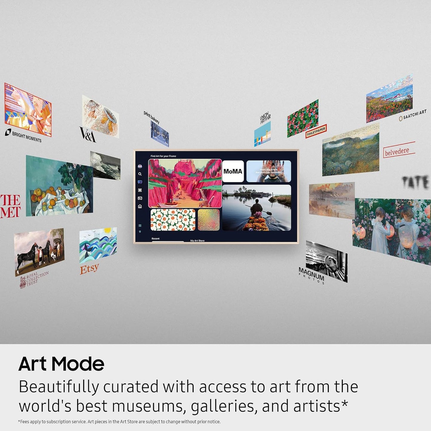 Samsung The Frame Pro 65" 4K Neo QLED Smart TV 2025 — Art Mode, NQ4 AI Gen3, 144Hz, Alexa